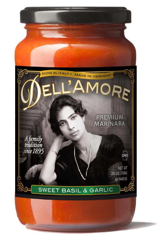 picture of sweet basil and garlic marinara sauce bottle